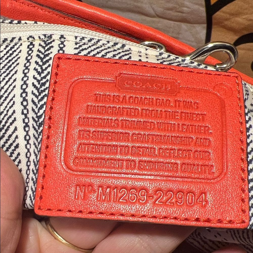 Coach Straw Pocket Tote (Style #22904) - Picture 11 of 13